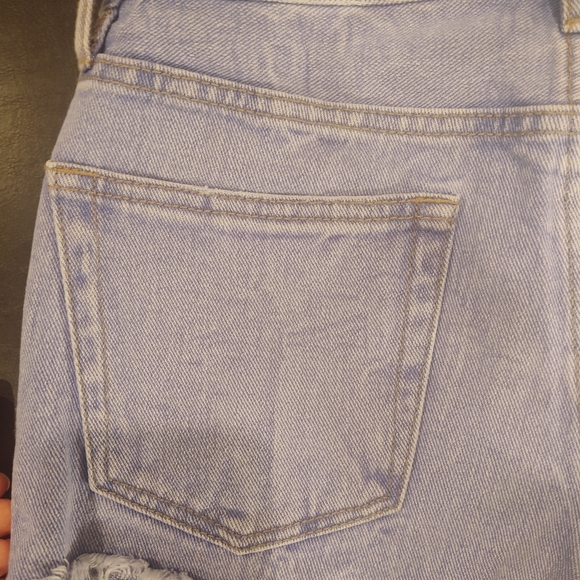 Pacsun Distressed Mid-Rise Denim Shorts - Picture 6 of 10